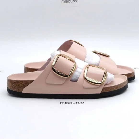 NEW Birkenstock Arizona Big Buckle Patent Leather Sandal